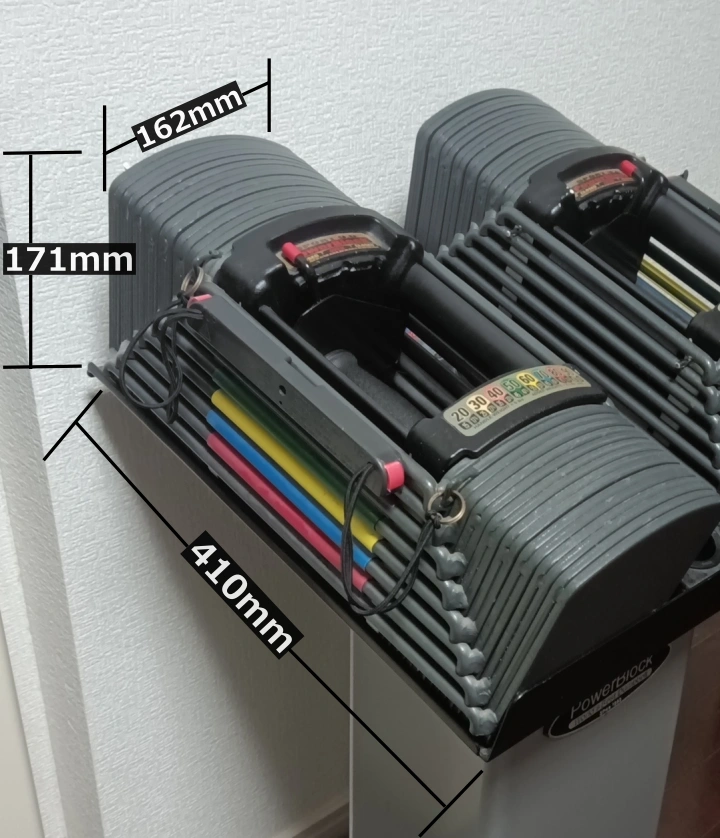 パワーブロックのサイズ